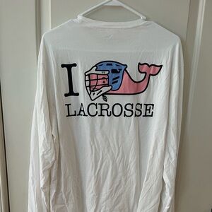 Vineyard Vines Lacrosse Long Sleeve T Nantucket Preppy
